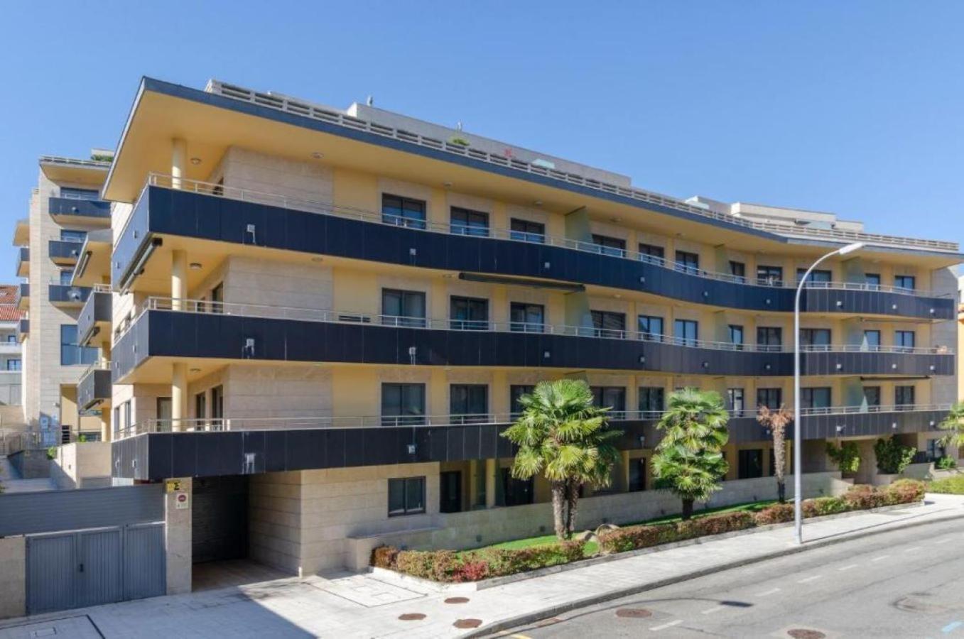 Apartamento En Urbanizacion Con Piscina En Playa De Silgar Sanxenxo Kültér fotó